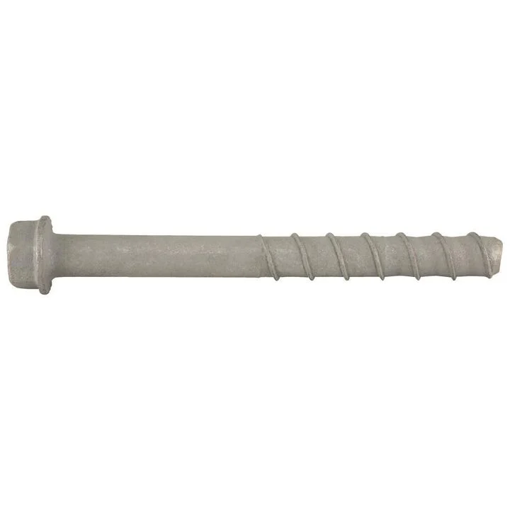 DEWALT Screw-Bolt+ 3/4 x 8 Inch Mechanically Galvanized Hex Head Concrete Screw Anchor 10 Pieces