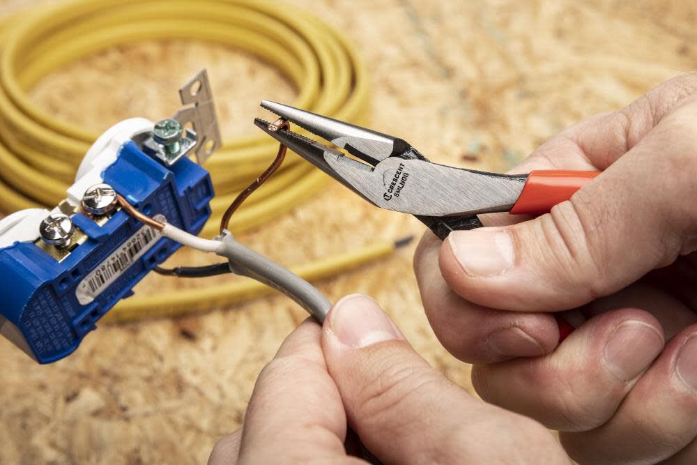 Electrical long nose top pliers