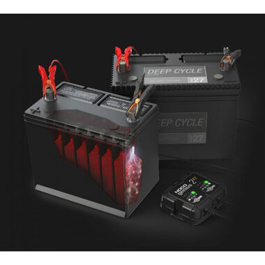 Genius 4A 2-Bank Battery Charger