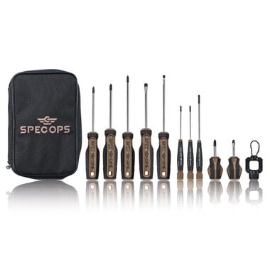 Spec Ops Screwdriver Set with Case 10pc