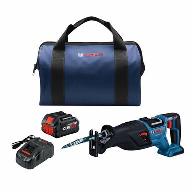 Bosch PROFACTOR 18V 1 1/8in Reciprocating Saw Kit with CORE18V 8.0 Ah PROFACTOR Performance Battery