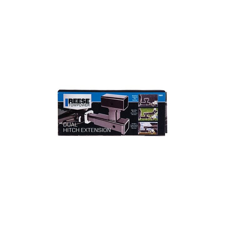 Reese 2in 4000 lbs Trailer Hitch Extension with Dual Receivers, large image number 3