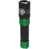 Nightstick Metal Dual-Light Rechargeable Flashlight with Holster, Green, small image number 1