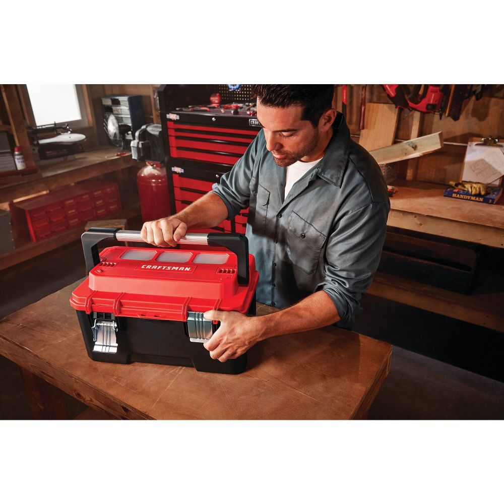 ＊　tool box ＊　アメリカ製 Amazon.com: TrailFX Chest Tool Box Single Lid with Struts