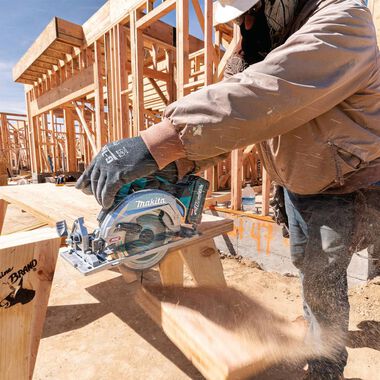 Makita 40V max XGT 6-1/2 in Circular Saw Cordless 4.0Ah Kit, AWS Capable, large image number 7