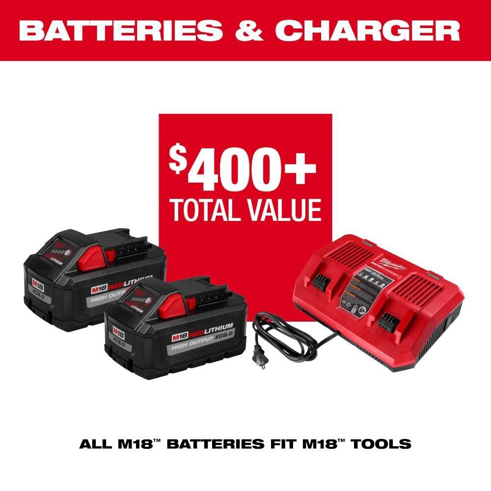 Milwaukee M18 FUEL 17 inch Dual Battery String Trimmer Kit, large image number 2