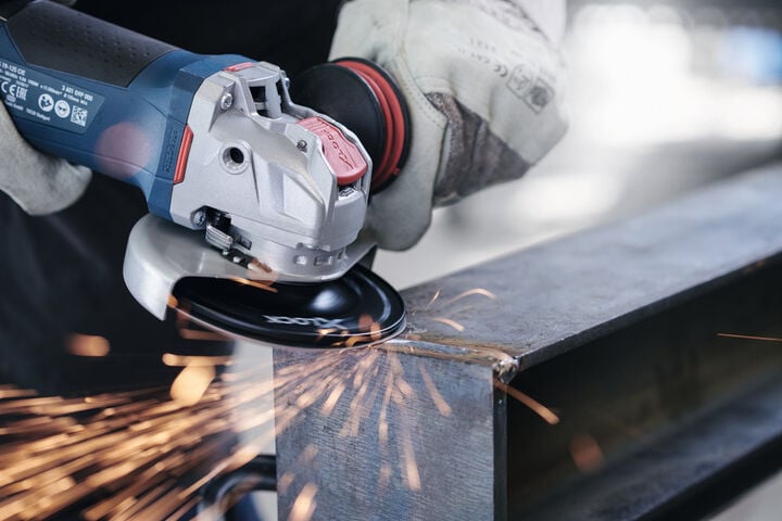 Bosch 5 Inch X-LOCK Angle Grinder, large image number 9