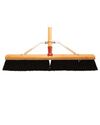 Magnolia Brush Assembled 24 Brown Plastic Garage Broom, small image number 1