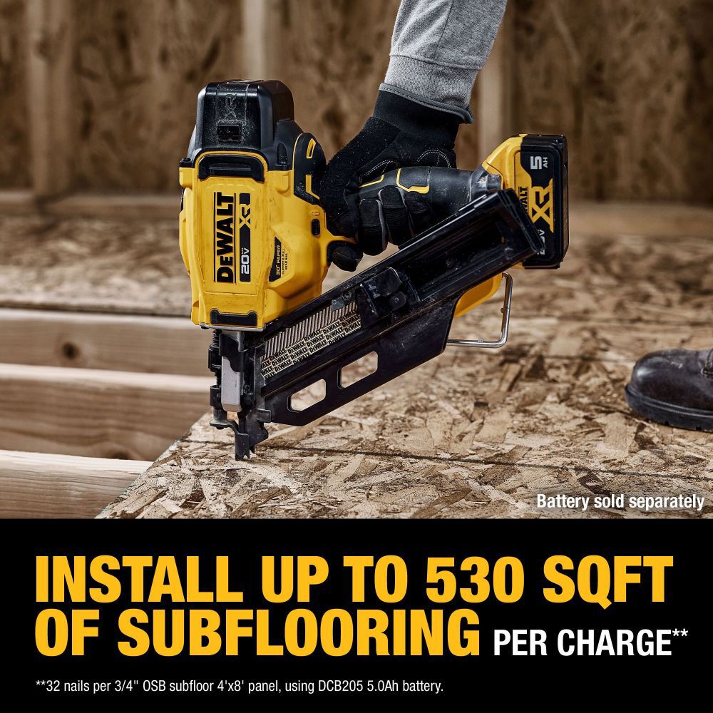 DEWALT 20V MAX 30 Degree Paper Tape Framing Nailer (Bare Tool), large image number 5