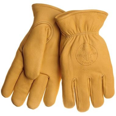 Klein Tools Cowhide Gloves with Thinsulate L