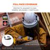Ergodyne Clear Lens Gray Hard Hat Face Shield for Full Brim, small image number 3