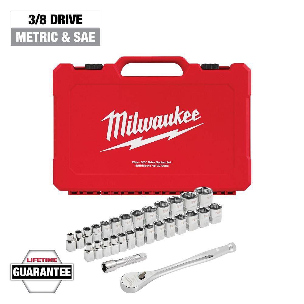 Milwaukee 29pc Ratchet and Socket Tool Set, large image number 1