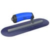 Bon Tool Finish Trowel Round Blue Steel 12 Inch x 4 Inch with Comfort Grip Handle, small image number 2