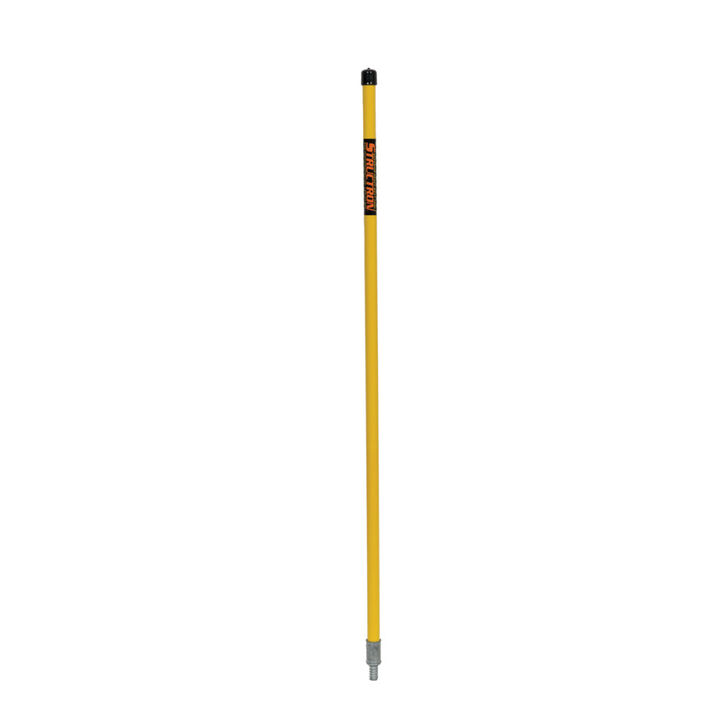 Structron S600 Power Straight Yellow Fiberglass Handle with Tip, 6 Pieces