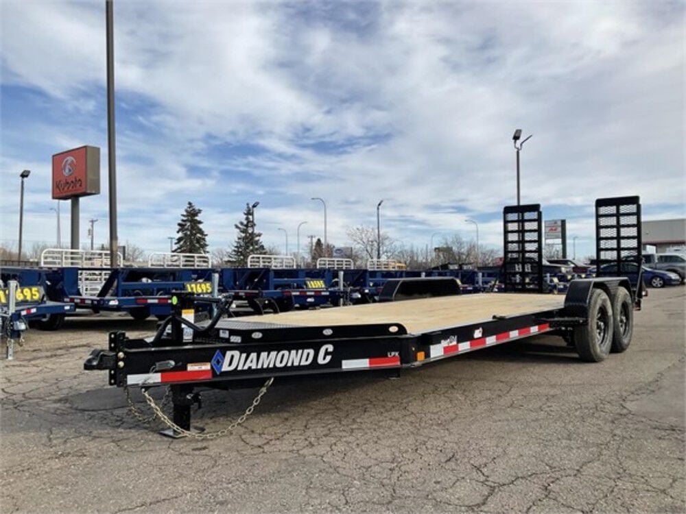 Diamond C 20 Ft. x 82 In. Low Profile Extreme Duty Equipment Trailer – LPX207L20X82