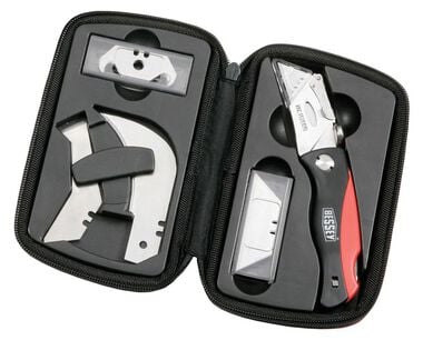Bessey Utility Knife Set with Zippered Nylon Case
