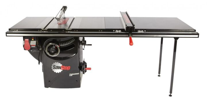 Sawstop 10 Inch 230V 3HP 1 Phase Cabinet Saw with 52 Inch T-Glide Advance Rip Fence