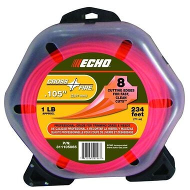 Echo .105In 1LB Spool Crossfire Trimmer Line, large image number 0