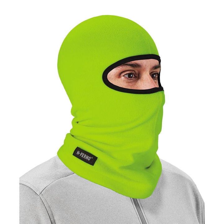 Ergodyne N-Ferno 6821 Lime Fleece Balaclava Face Mask