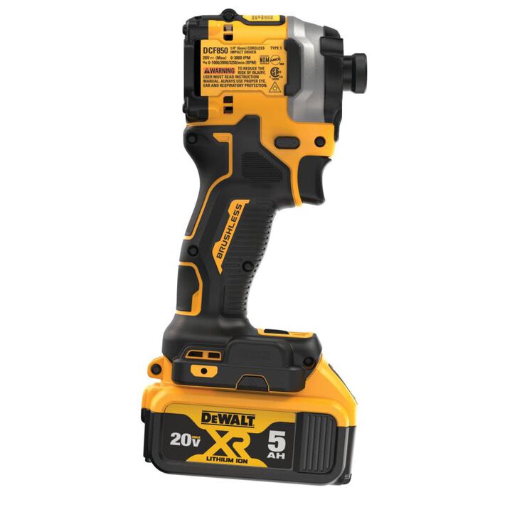 DEWALT 20V MAX 1/4in Impact Driver & Reciprocating Saw Combo Kit Bundle, large image number 5