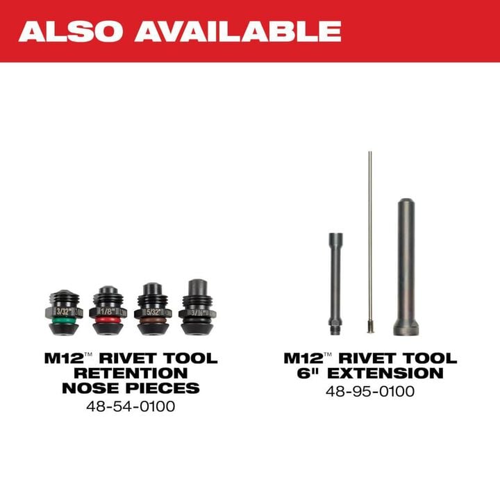 Milwaukee M12 Rivet Tool Kit, large image number 7