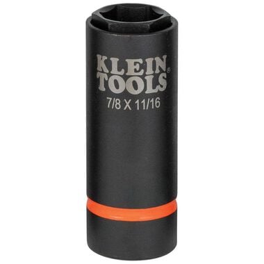 Klein Tools 2-in-1 Socket 7/8in X 11/16in 6 Pt