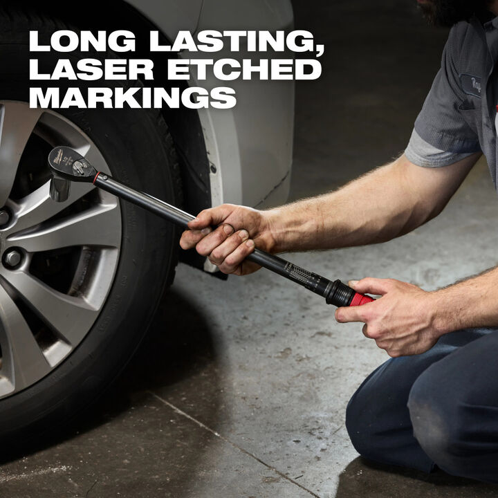Milwaukee 1/2 Inch Drive Click Torque Wrench 50-250 Ft-Lbs, large image number 3
