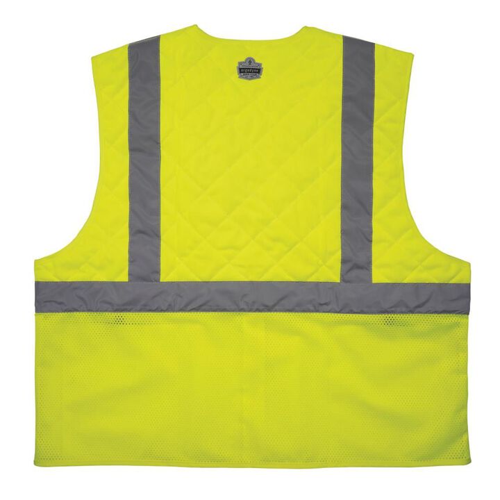 Ergodyne Chill Its 6668 Hi Vis Safety Cooling Vest Type R Class 2 Lime XL, large image number 1