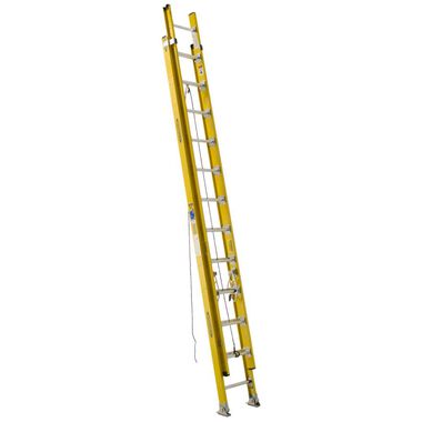 Werner 24 Ft. Type IAA Fiberglass Extension Ladder, large image number 0