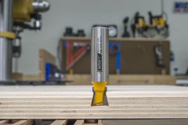 Microjig MATCHFIT Dovetail Router Bit 1/2in Shank, large image number 4