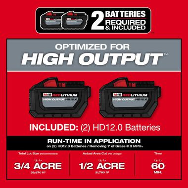 Milwaukee M18 FUEL 21inch Self-Propelled Dual Battery Mower Kit, large image number 9