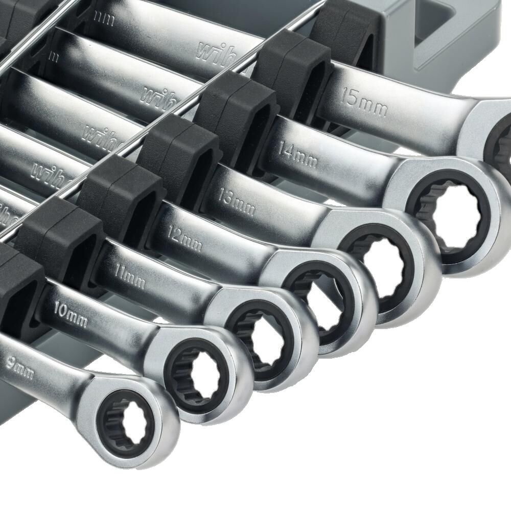 Wiha Combination Ratchet Wrench Set Metric 7pc, large image number 3