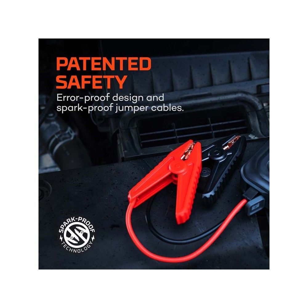 Nebo Assist Air 1500XP Jump Starter with Air Compressor with Patented Spark-Proof Design, large image number 6