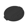 Toter 44 Gallon Round Trash Can Lid Black, small image number 1