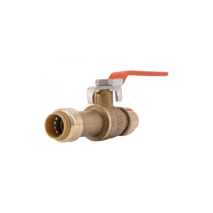 Sharkbite 1/2in x 1/2in Brass Push Fit Ball Valve, large image number 0
