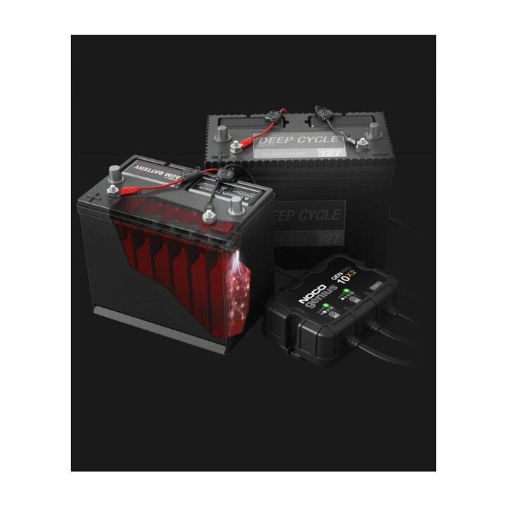 Noco Battery Charger 12V 20A Fully Automatic 2 Bank On Board, large image number 8