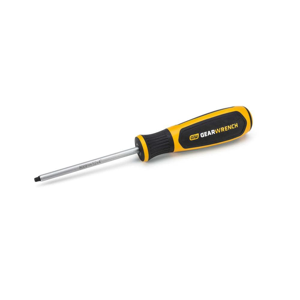 GEARWRENCH #2 x 4inch Square Dual Material Screwdriver, large image number 1