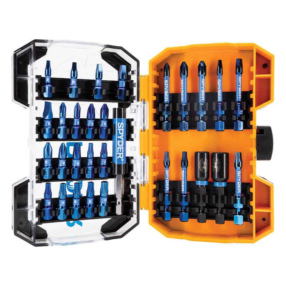 Spyder Screwdriver and Impact Driver Bit Set, 30 Pieces, large image number 1