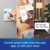 Lutron Aurora 3V Gloss White Rotary Control Smart Bulb Dimmer Switch, small image number 3