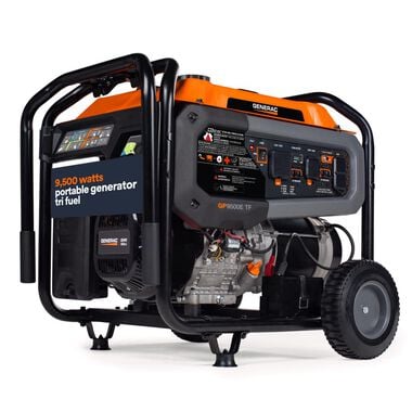 Generac GP Series 12,500 Watt Tri-Fuel 49-State Portable Generator with COsense Technology