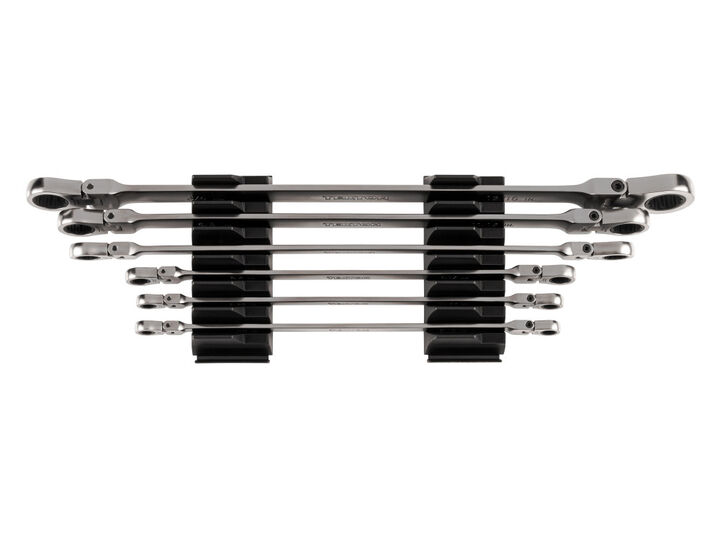 Tekton Flex Head Ratcheting Box End Wrench Set, 6 Piece (1/4-13/16 Inch), large image number 0