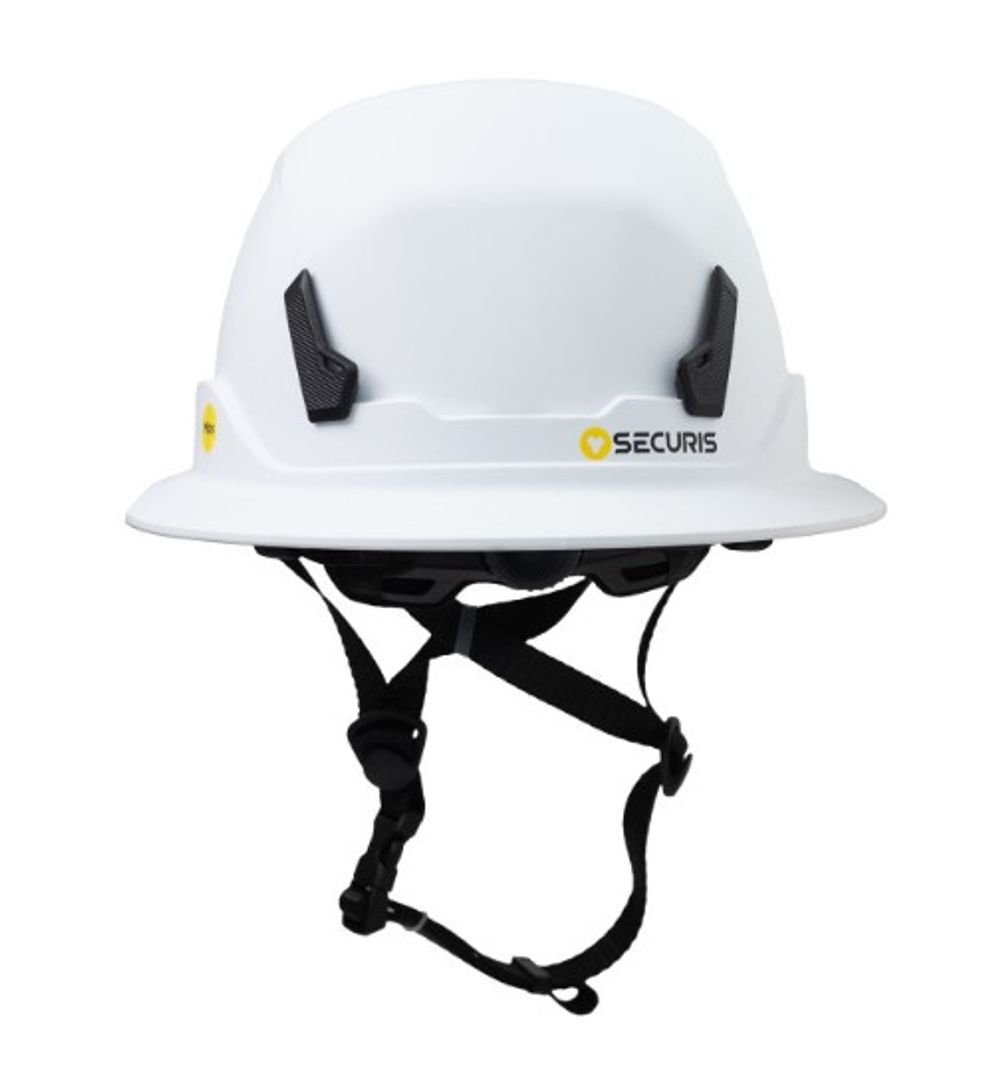 SECURIS Type II Class C Construction Grade Full-Brim Hard Hat White, large image number 5