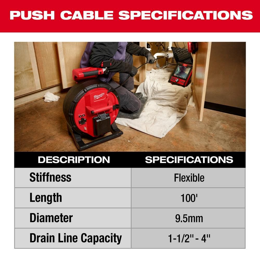 Milwaukee M18 100 Flexible Pipeline Inspection System 2972 22