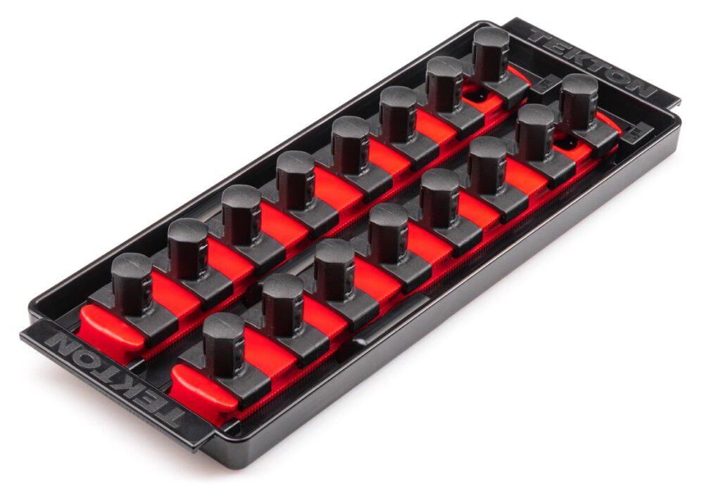 Tekton 16 Slot Universal Socket Organizer For 1/2 Inch Drive Sockets And Bit