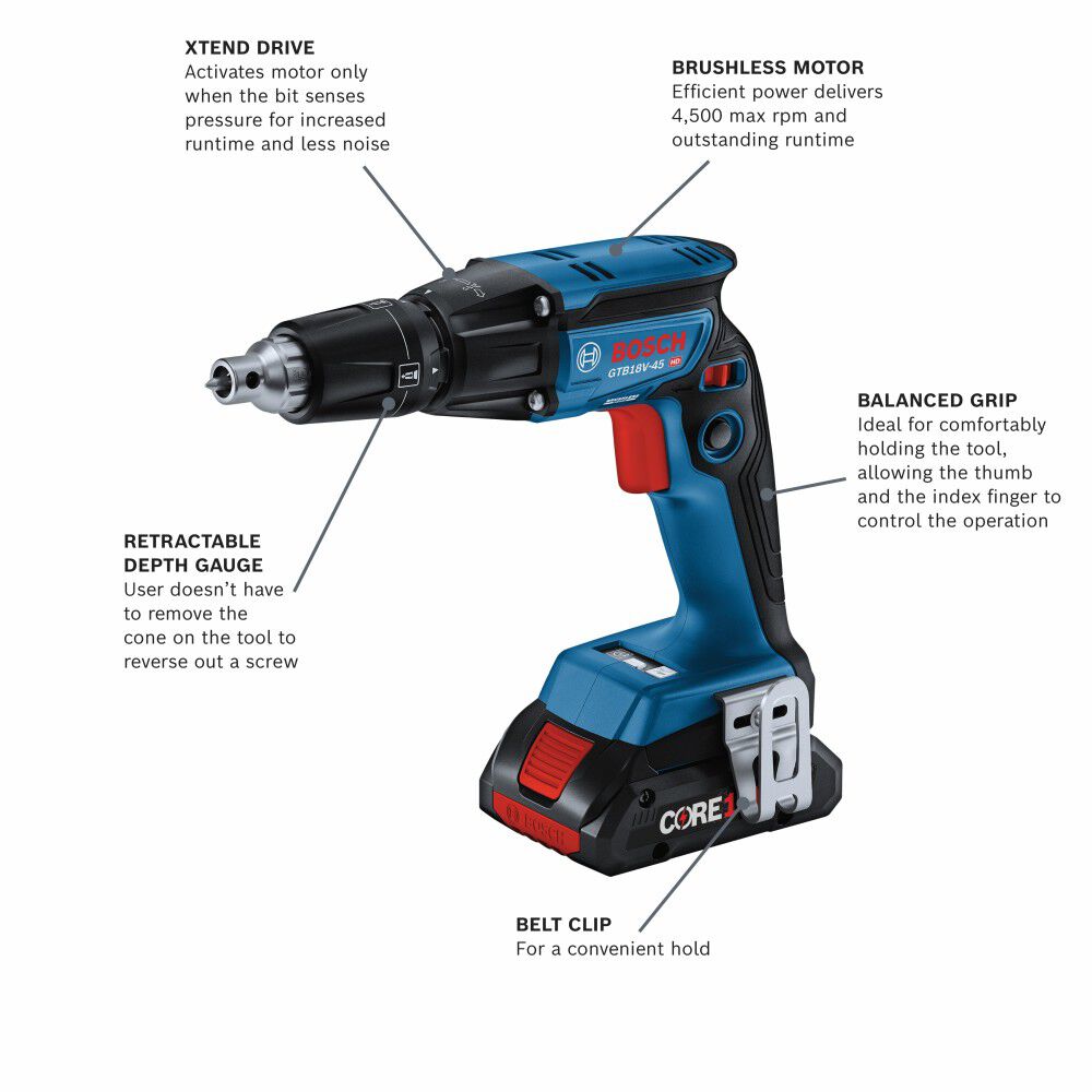 Bosch 18V 2 Tool Combo Kit Reconditioned, large image number 2