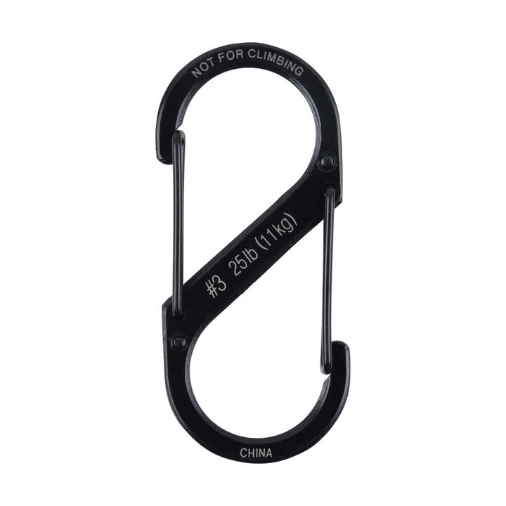 Nite Ize S-Biner Dual Carabiner Stainless Steel #3 Black, large image number 4