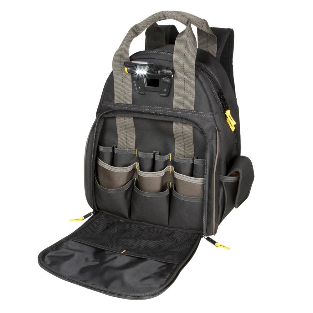 CLC 53 Pocket Lighted Tool Backpack, large image number 2