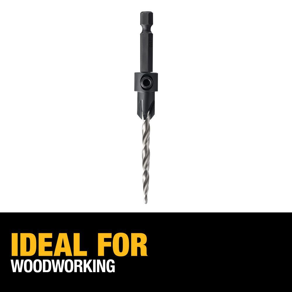 DEWALT #8 Countersink with 11/64 Inch Drill Bit, large image number 3
