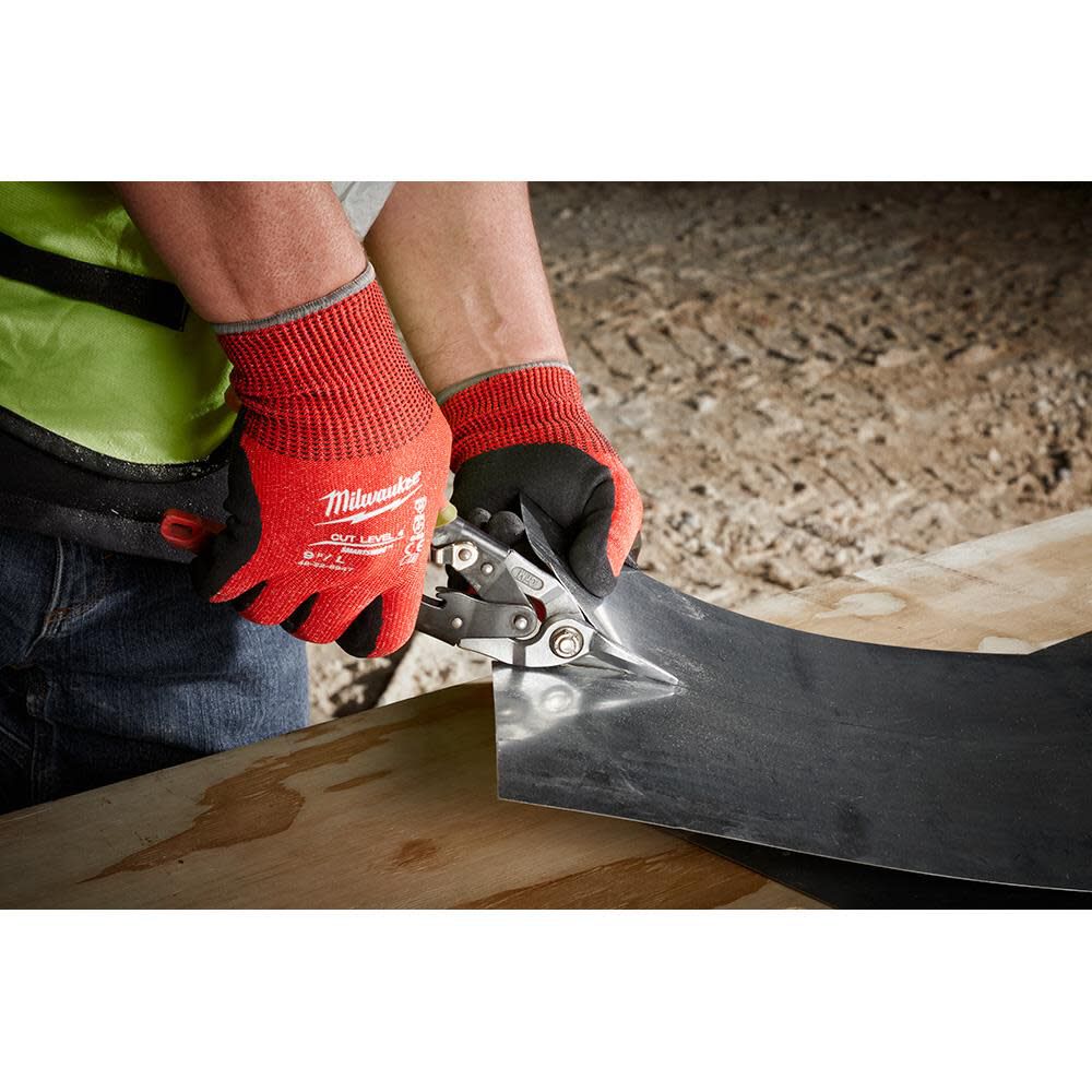 Milwaukee Cut Level 4 Nitrile Gloves Dipped, large image number 9