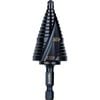 Klein Tools 7/8in to 1-1/8in Quick Release Sprial Flute Step Drill Bit, small image number 1
